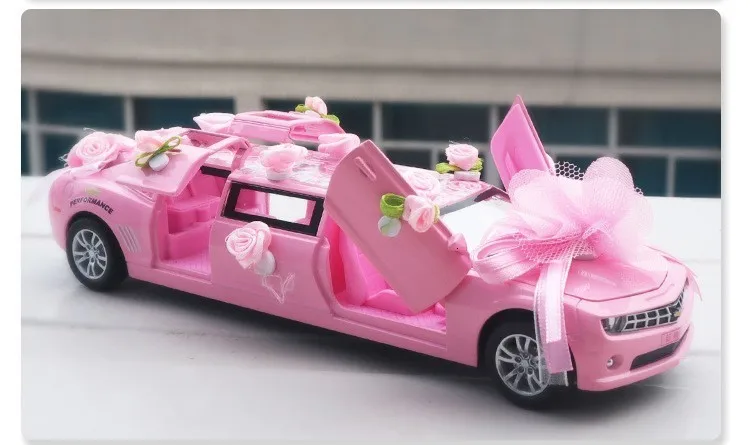 1/32 сплава модель на обоих концах для подключения внешних устройств к Chevrolet Comello отступить металлическая свадебный автомобиль модель со звуком светильник 6 двери открытые Игрушки для девочек