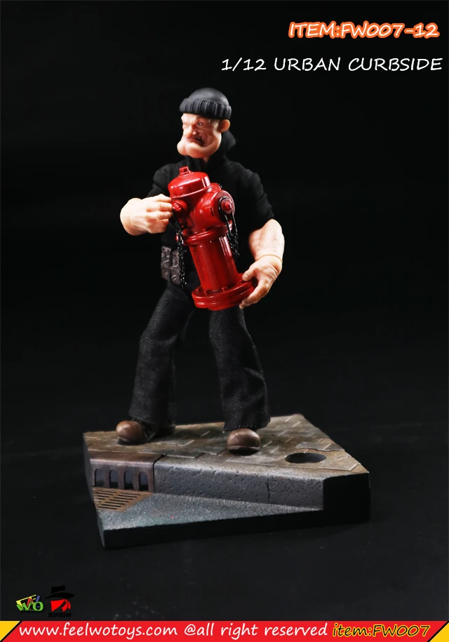 FEELWOTOYS 1/6 1/12 FW007 городская уличная сцена для фигурки DIY