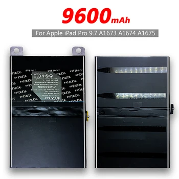 

Free Tool 9600mAh Tablet Battery for Apple iPad Pro 9.7 Pro9.7 A1673 A1674 A1675 A1664 Replacement Bateria + Tracking Number