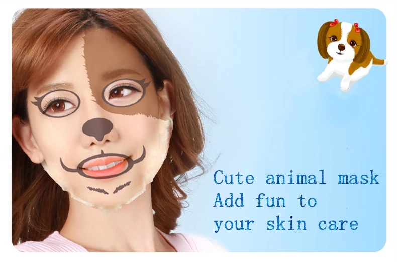 Long Lasting Nourish Oil-control Animal Facial Mask Sheet