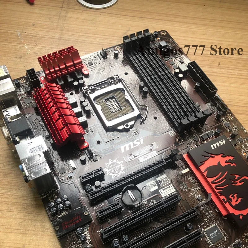 LGA 1150 DDR3 MSI B85-G43 игровая оригинальная настольная Материнская плата Intel B85 PCI-E 3,0 USB3.0 32GB Cup i7 i5 i3 DDR3 б/у материнская плата