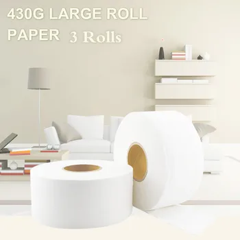 

3 Roll Soft Tissue 4 ply Jumbo Roll Toilet Paper Household Roll Paper Adjunct Non-Smell Paper Towels for Home Public Hotel