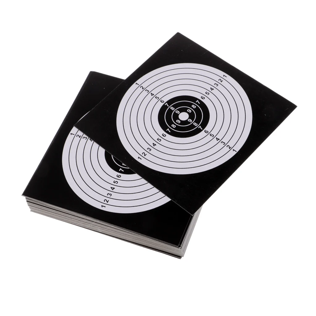 100Pcs Archery Target Paper Face For Arrow Bow  Hunting Practice