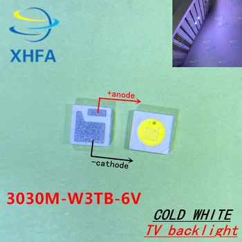

200pcs For LED LCD Backlight TV Application LED Backlight 1.6W 6V 3030 125LM Cool white AOT 3030M-W3TB LCD Backlight for TV