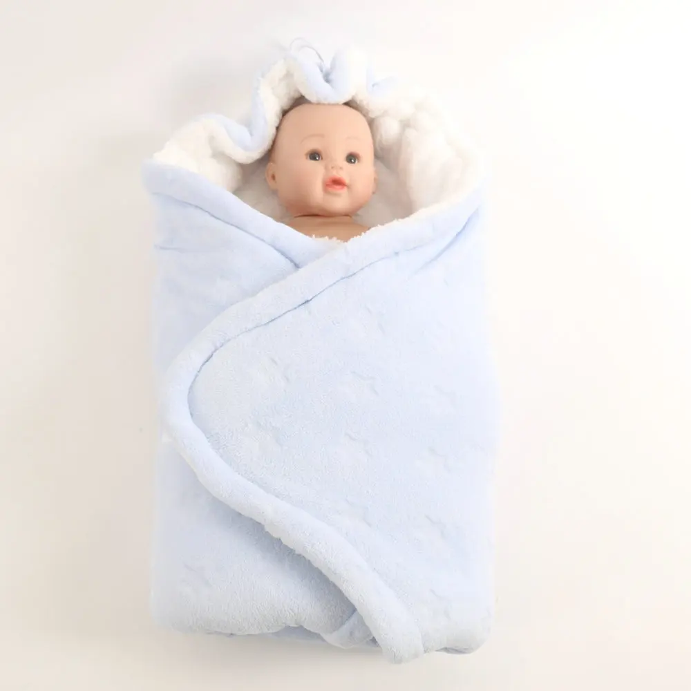 baby blankets newborn swaddle blanket diaper cocoon coral fleece blanket Sherpa babynewborn blanket bedding