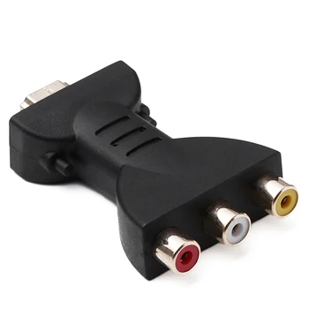

HDMI to AV Converter 3 RCA Full HD Video 1080P AV Scart Composite Adapter DU55