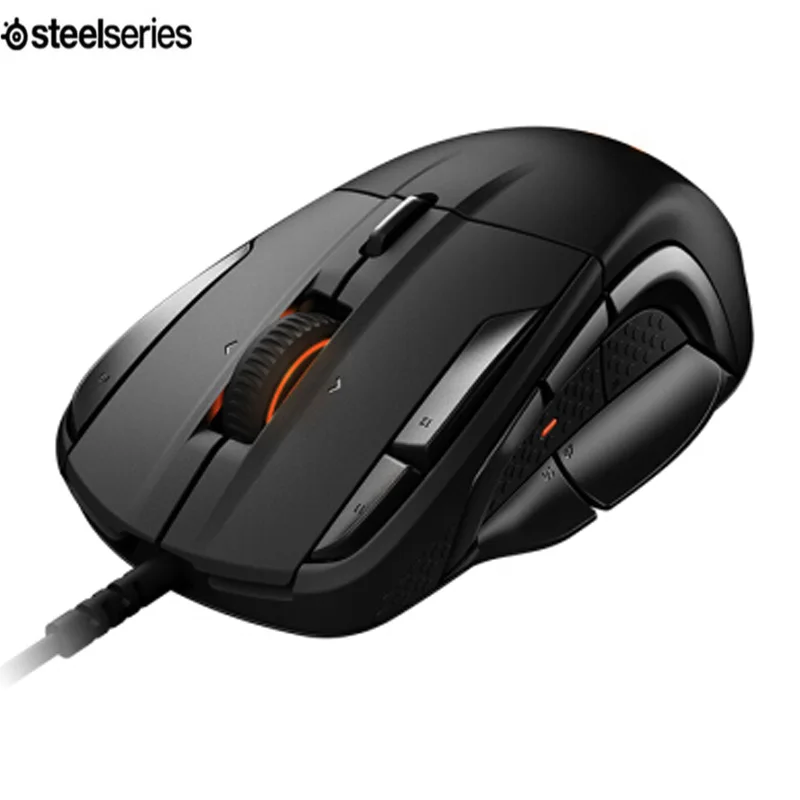 Фирменная Новинка SteelSeries Rival 500 MMO/MOBA 15 кнопка программируемая игровая Мышь 16000