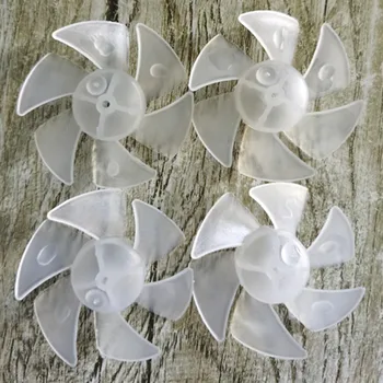 

4pcs 6 Leaves Small Power Mini Plastic Fan Blade For Hairdryer Motor