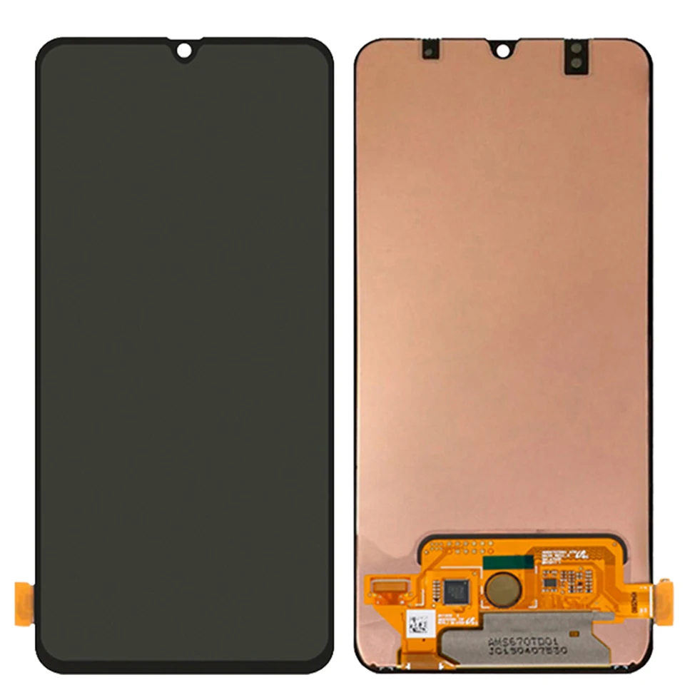 Najtaniej Oryginalny A70 LCD do samsunga Galaxy A70 LCD z ramką SM A705F A705F DS ekran super amoled montaż digitizera ekranu dotykowego