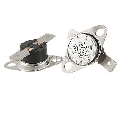 

5 x KSD301 NC Thermostat Temperature Control Switch 105 Celsius 250V 10A