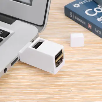 

2.0 Splitter Hub Mini 3 Ports USB High Speed ​​Hot Selling Simple Convenient Solid Data Transfer Splitter Box Adapter