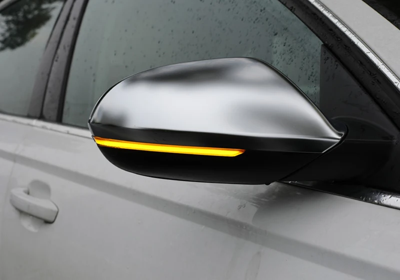 Светодиодный светильник с динамическим поворотом для Audi A6 C7 C7.5 RS6 S6 4G 2012-, зеркало заднего вида для бокового крыла автомобиля - Испускаемый цвет: Yellow