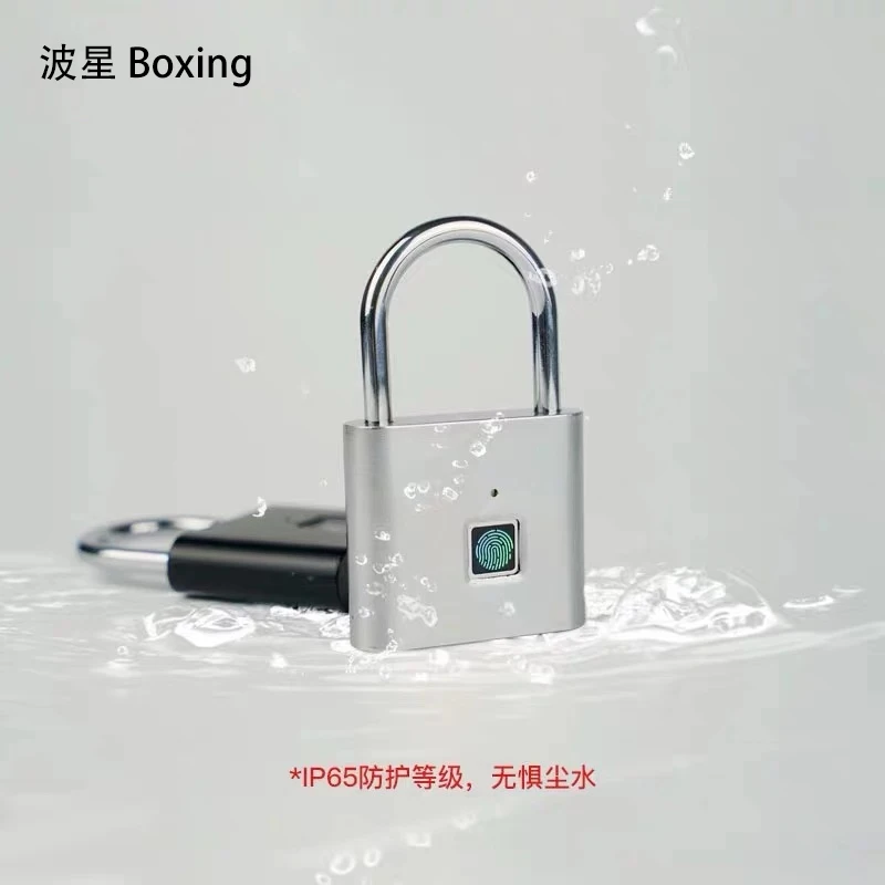 

Fingerprint Padlock Fingerprint Padlock Intelligent Fingerprint Padlock for Household Dormitory Doors, Locks, Bags, Small Padloc