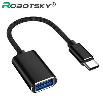 

Type C to USB 3.0 OTG Cable U to USB3.0 Female Metal Converter Type-C Data Sync OTG Adapter Cable For Samsung S10 S9