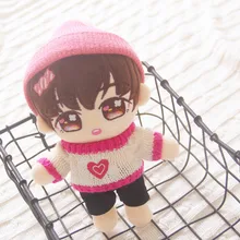 

Plush Cartoon Doll Clothes Muppet with Clothing Chen Linon Humanoid Star Idol Plush Doll Farmer Sugar Christmas Gifts