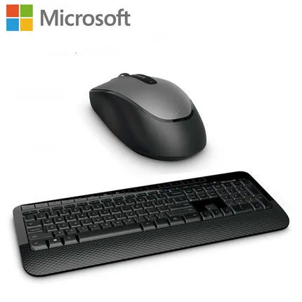Microsoft 2000 Wireless Komfortable Blau track Tastatur Maus Desktop Combos  Büro Haushalt