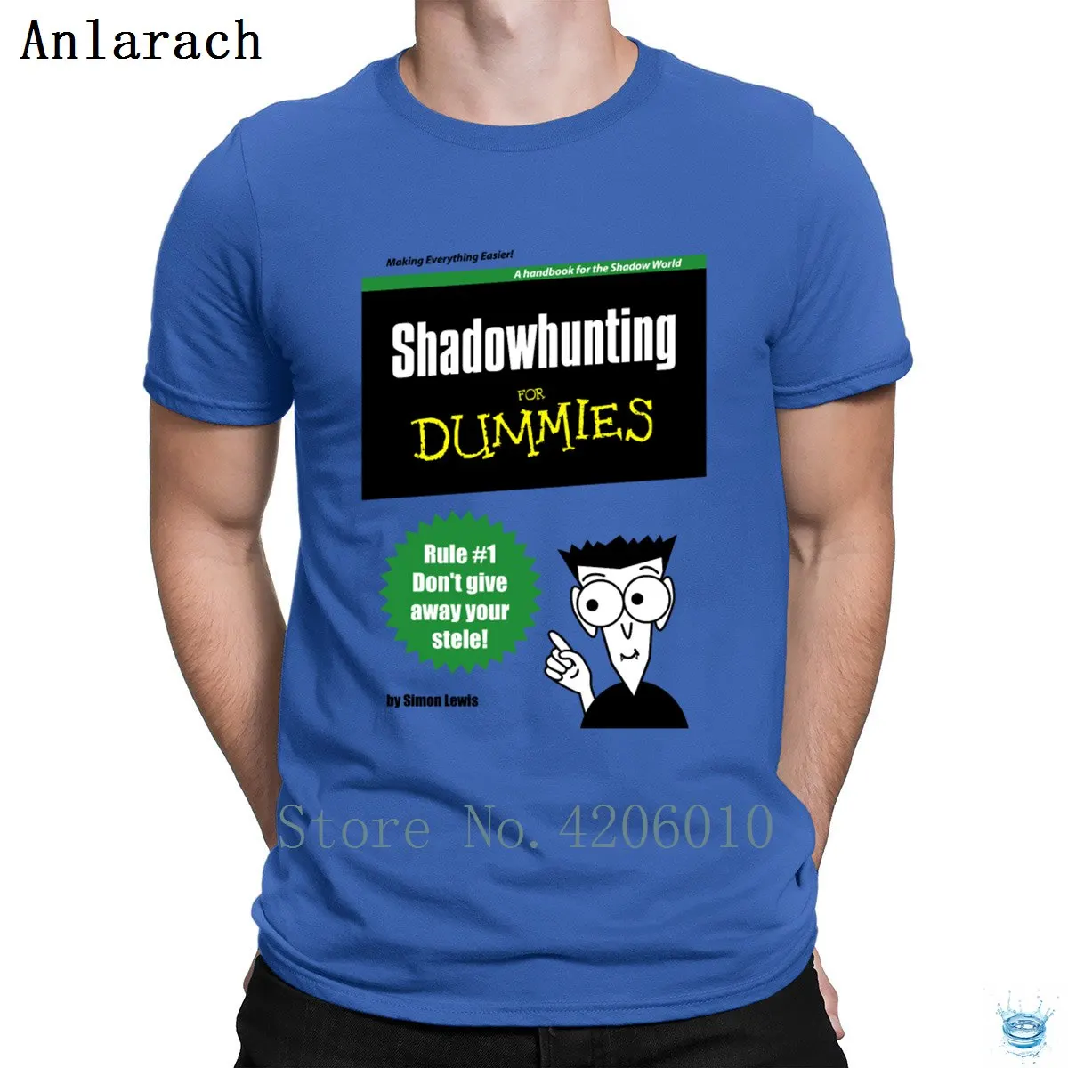 Shadowhunter Shadowhunting для чайников футболка Топы Графический Солнечный свет Мужская футболка настроить уникальный причудливый Anlarach