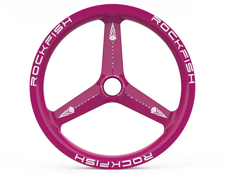Purple ROCKFISH FT-3X2020, набор колес из углеродного волокна для детей, 12 дюймов, балансировочная ступица из углеродного волокна, набор колес для детей, раздвижной шаг, whe - Color: Purple