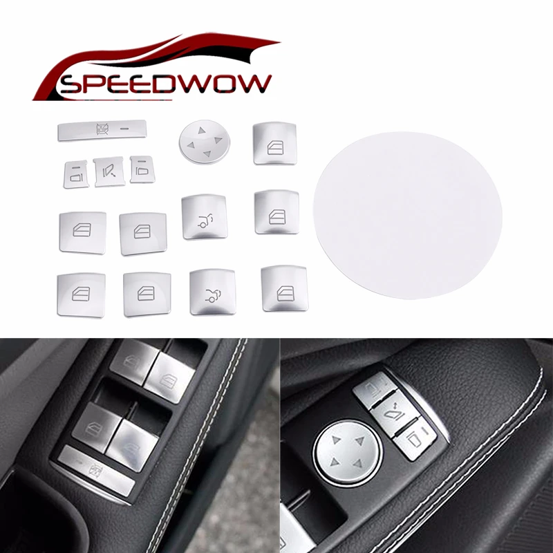 SPEEDWOW Chorme наклейка на окна автомобиля для Mercedes Benz A B C E Class W204 W212 GLA X156 CLA C117 GLE W166 ML GL