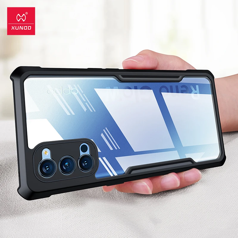 Чехол Xundd для OPPO RENO 4 RENO4 Pro 5G противоударный Прозрачный чехол телефона Защитные