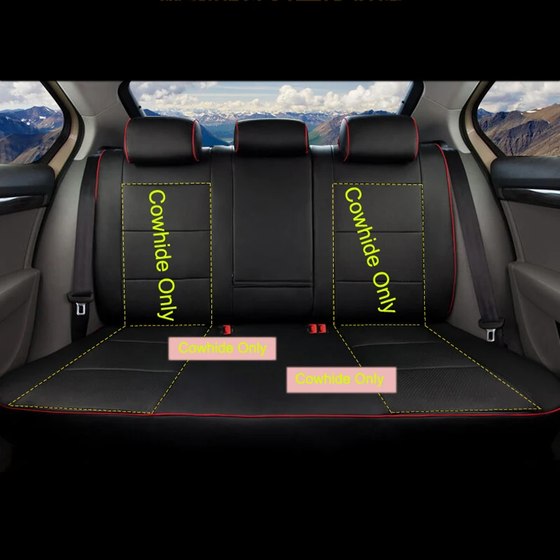 AUSFTORER пользовательские чехлы из воловьей кожи для Chevrolet Cruze 2011 Кожаные