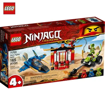 

LEGO 71703 Building Blocks Ninja series Storm Fighter jet Jay Nya Pythor and Lasha Building Blocks Christmas Gift Toys