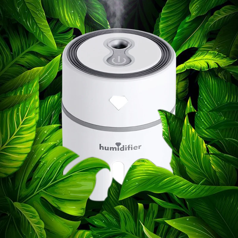 ABRA-DC 5V USB Mini Aromatherapy Humidifier Diffuser Colorful LED Light Ultrasonic Air Humidifier for Home Office Car Degger 250