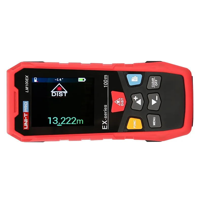 UNI-T LM100EX лазерный дальномер вращающийся цветной экран профессиональный уровень Лазерный дальномер