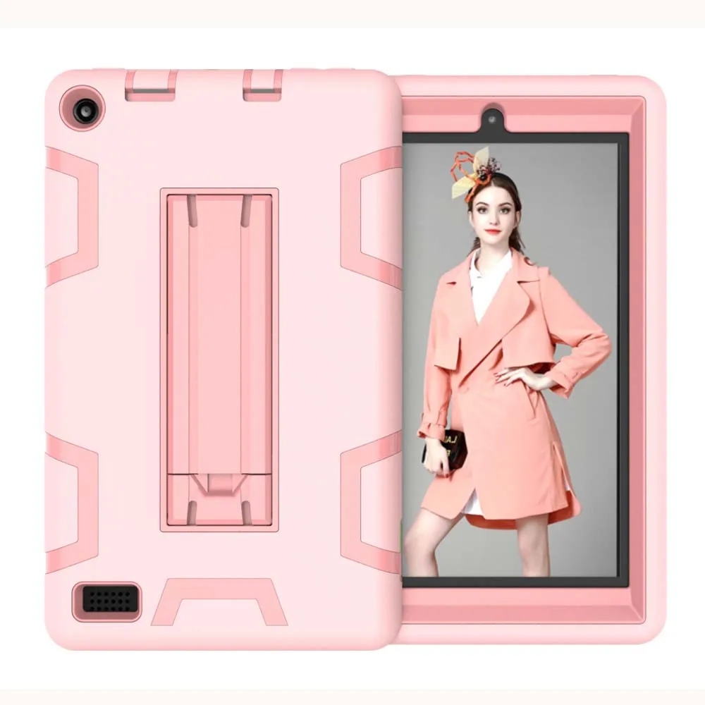 Для Amazon Kindle Fire 7 2019 2017 в сборе сверхмощный Чехол ударопрочный планшет силиконовый