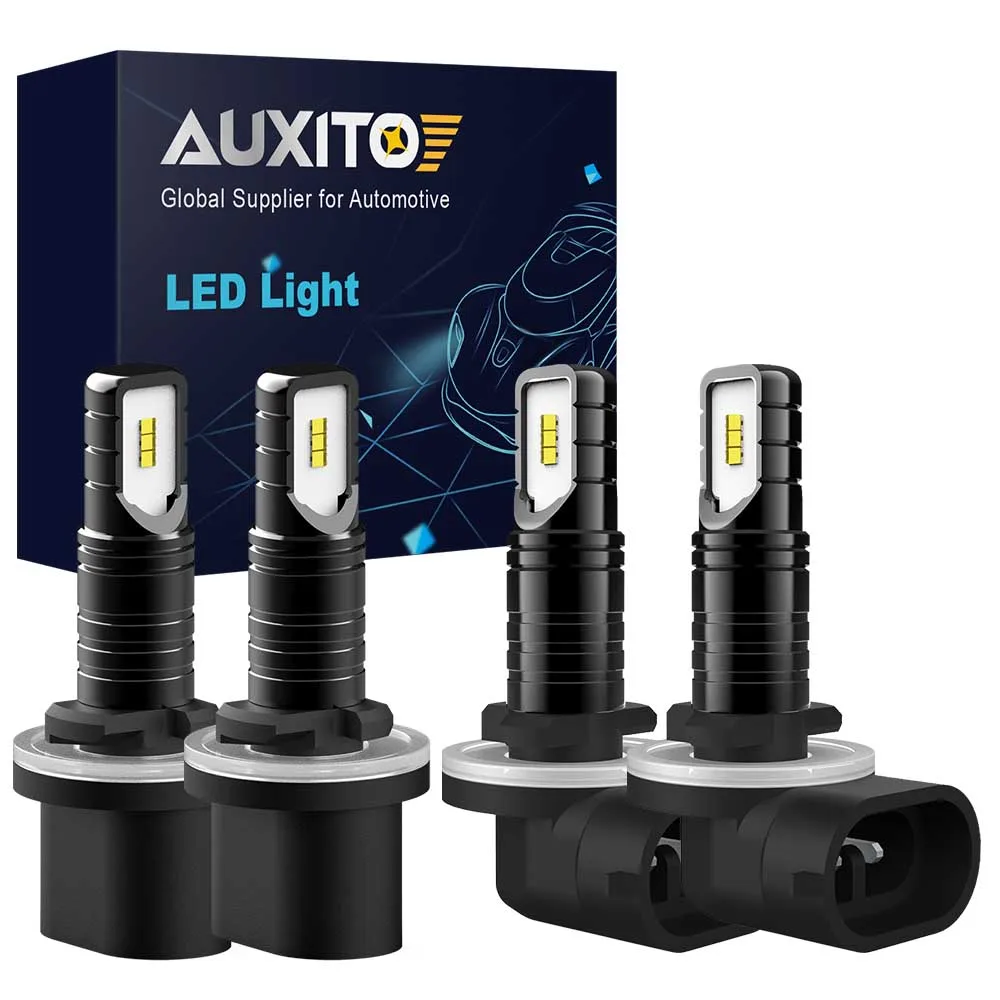 2PCS-H27W-2-H27W-1-H27-Led-880-881-Led-Bulbs-H27W-1600LM-6000K-White ...