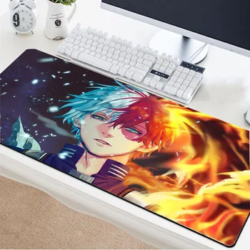 

Yuzuoan anime fate night pattern mouse pad beautifully selvedge multi-size keyboard pad can be customized