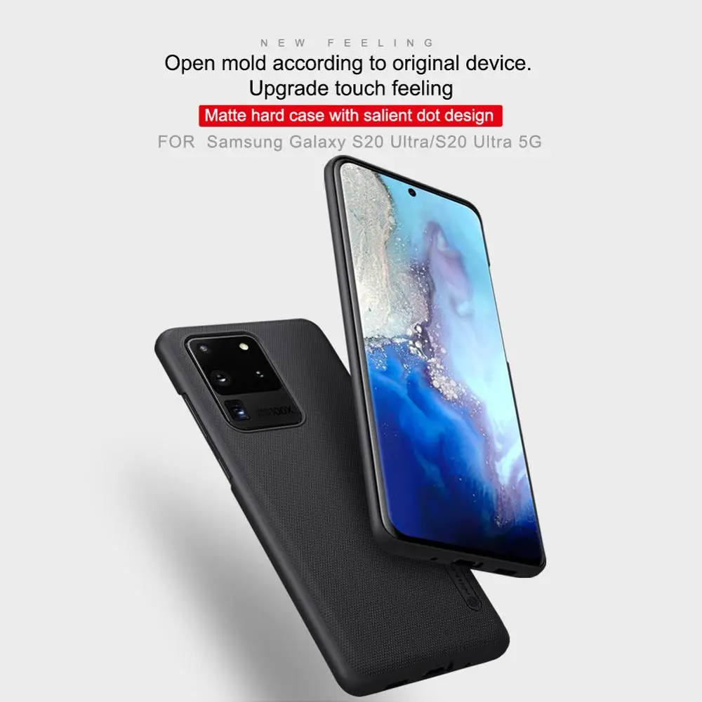 Чехол для Samsung Galaxy S20 Ultra S10 S9 S8 Plus чехол Nillkin Матовый Жесткий накладка из