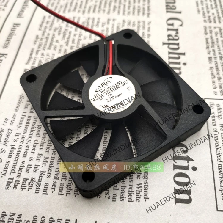Новый AD0612MS-GA0 6010 12v 0.14A 6 см защиты электродвигателя Вентилятор охлаждения |