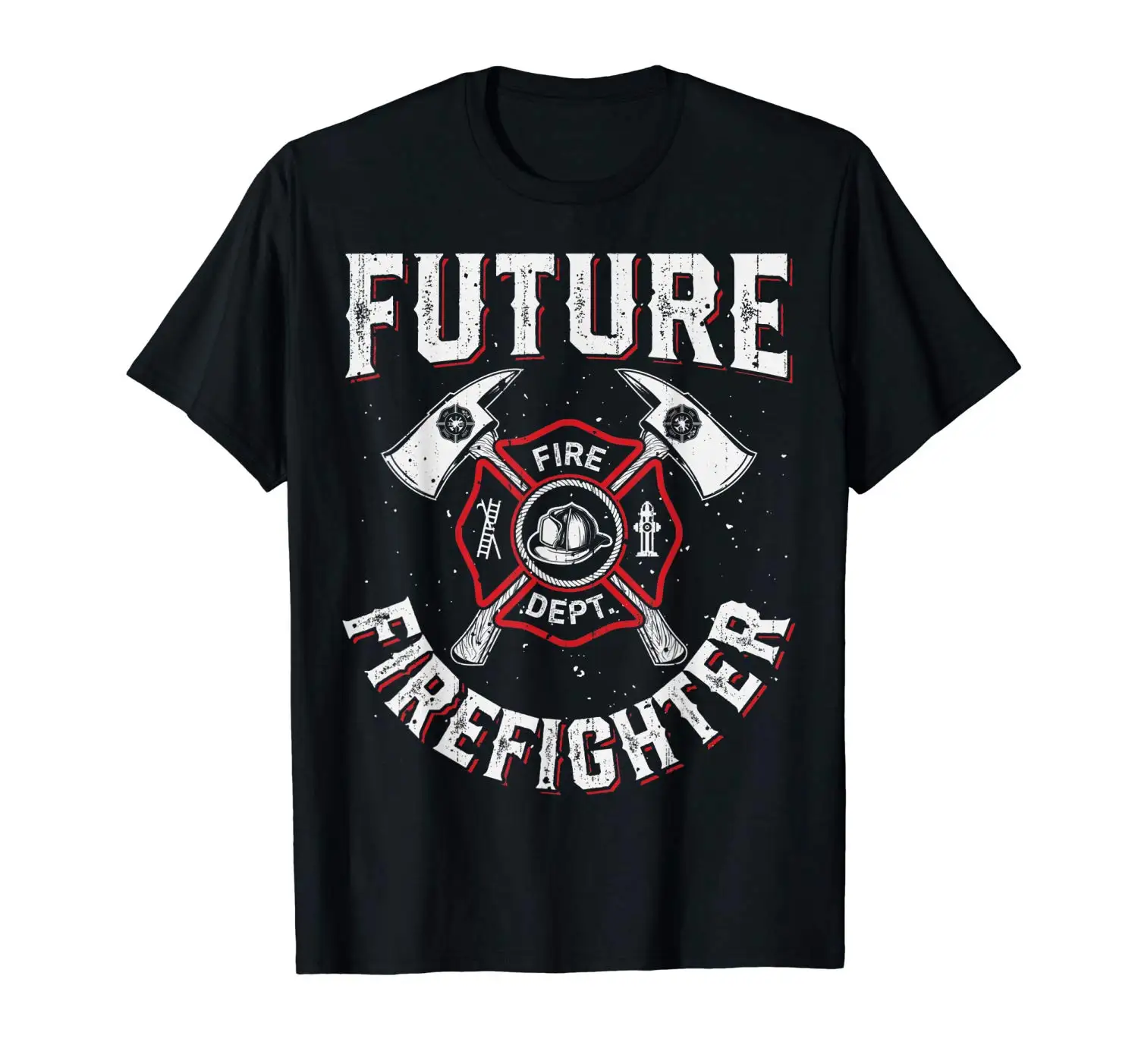 Футболка Future Firefighter для мальчиков и подростков Забавный костюм футболка | Мужская