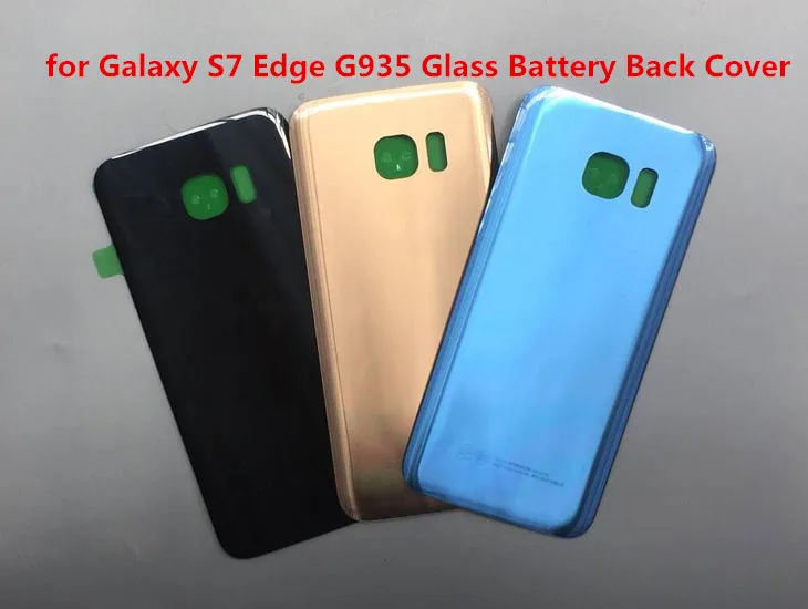 Стеклянная задняя крышка батарейного отсека для Galaxy S7 Samsung S7G9300 / S7G9350 Edge корпуса