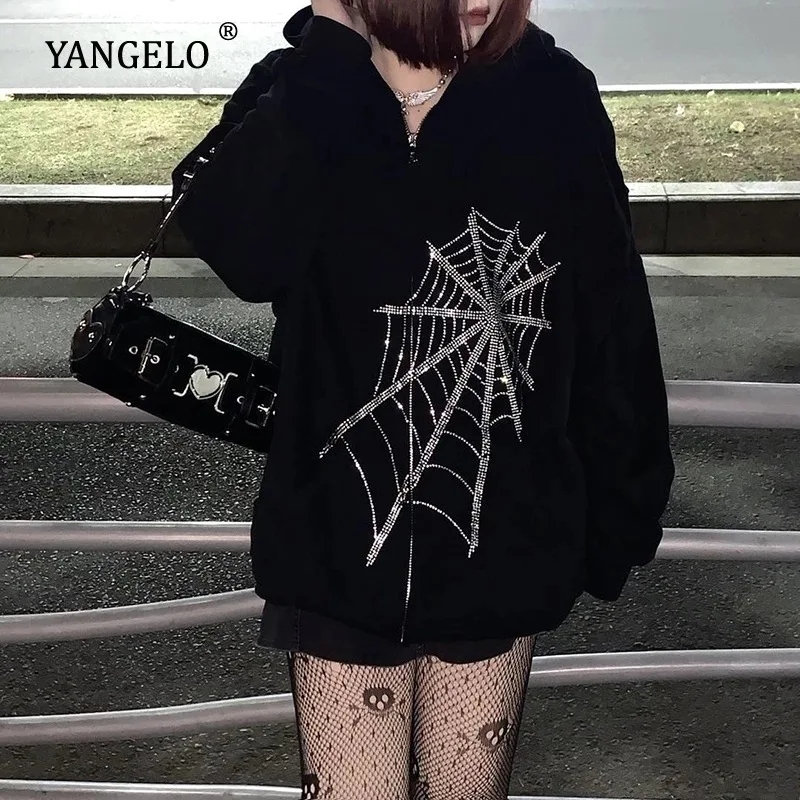 ギャル2000s spider net knit cardigan Y2K