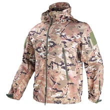Veste SoftShell imperméable pour l'extérieur, coupe vent de chasse, manteau de ski, randonnée, camping, pêche, vêtements tactiques pour hommes et femmes, 2021 