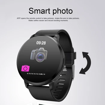 

Men Women Rechargeable APP Supported Fitness Tracker Temperature Measure Smart Watch Heart Rate Monitor Zinc Alloy HD Screen