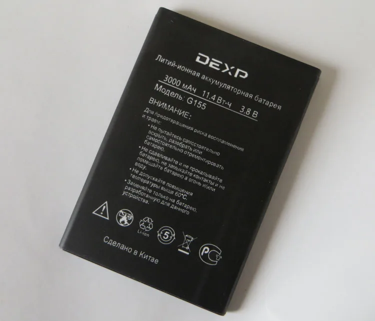 3000mAh 3,8 V батарея для DEXP Ixion G155 мобильная телефонная батарея Bateria Замена частей