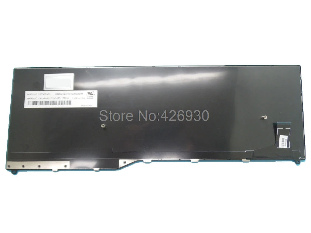 Клавиатура для ноутбука Fujitsu Для Lifebook E558 E458 U757 U758 Германия GR FJM16J86D06D85 CP724626-01 черная рамка новая и оригинальная
