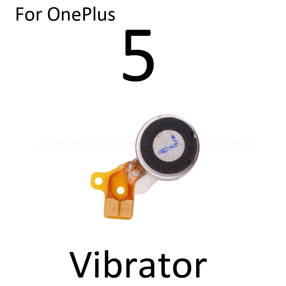 Новинка, для OnePlus 1, 2, 3, T, 5, 5, 6, 6 T, микрофон, вибратор, вибрирующий двигатель, модуль, светильник, гибкий кабель - Цвет: Vibrator 5