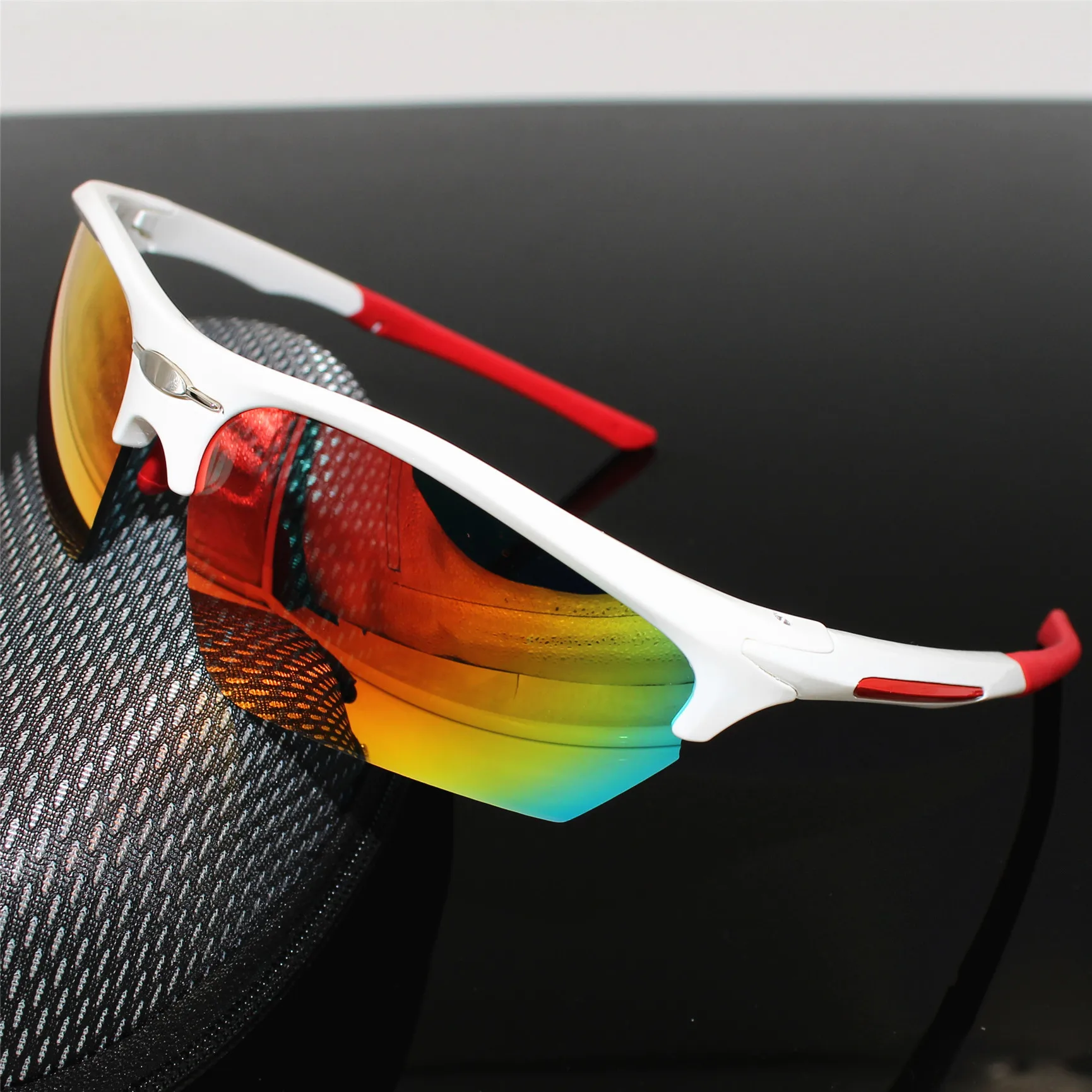 4a Уличные спортивные очки MTB Gafas, очки для мужчин и женщин, модные очки для бега, очки для велосипеда, велоспорта, горных солнцезащитных очков - Цвет: 4a