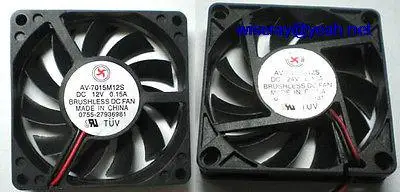 

DHL/EMS 50PCS Brushless Cooling Fan DC 12V 0.15A DC Fans 70mm x 70mm x 15mm Blower 7015s-A8