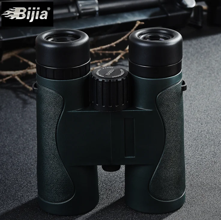 BIJIA бинокль 8x42 водонепроницаемый HD низкий свет ночного видения Профессиональный Военный Открытый телескоп