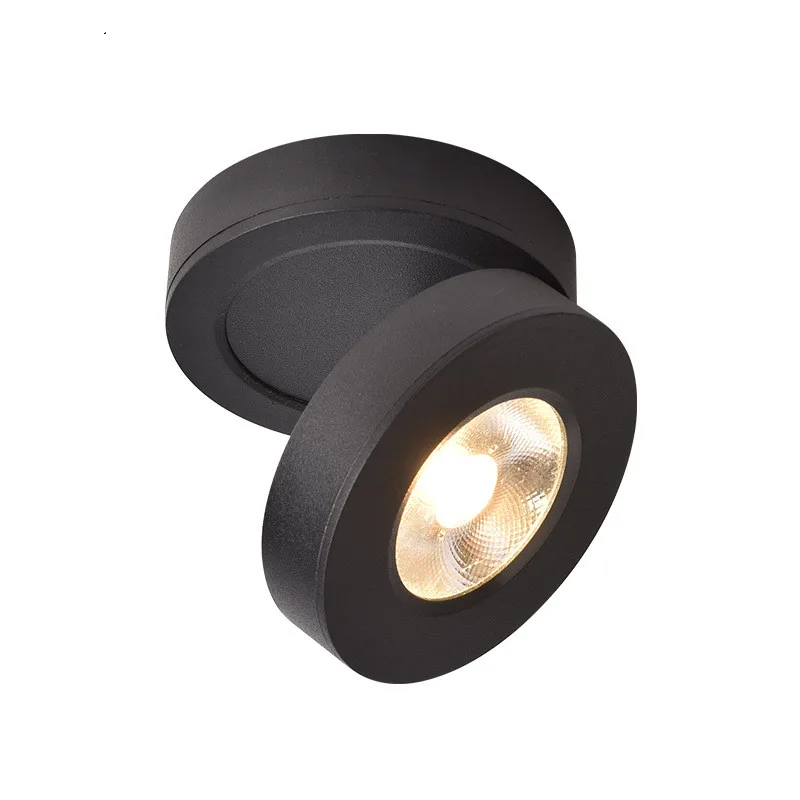 Dimmable Spotlights LED Ceiling Light 360 Angle Adjustable Surface Mounted