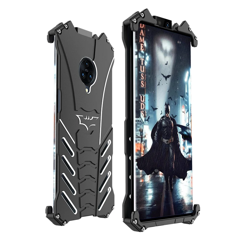 Роскошные элементы Бэтмена алюминиевая металлическая крышка для Vivo NEX 3 тонкая твердая Противоударная задняя крышка Крышка для Vivo NEX 3 5G чехол для телефона Nex3