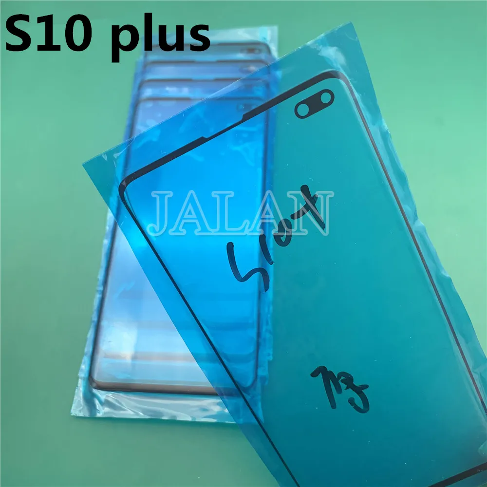 OEM Edge экранное стекло для Samsung S10 Plus Ремонт ЖК дисплея замена внешнего