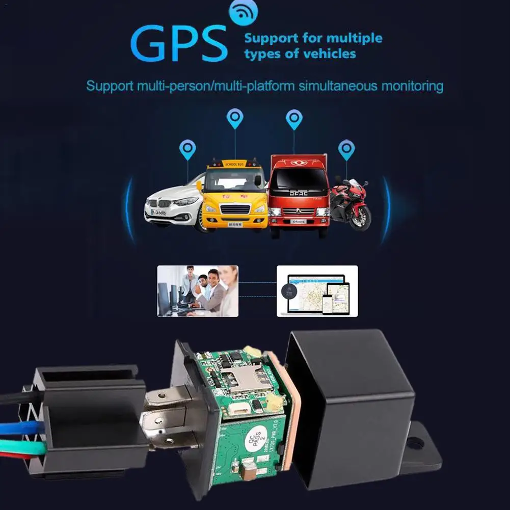 Автомобильный gps-трекер, Автомобильная сигнализация, реле, отрезание питания, gps-локатор, устройство слежения, дистанционное управление, Противоугонный мониторинг