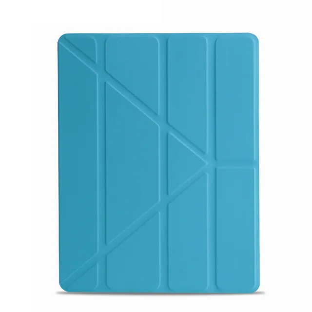 Подходит для ipad 10,2 кожаный ПК жесткий защитный чехол для задней панели для ультра-тонкого водонепроницаемого анти-капля ipad чехол 7-го поколения - Цвет: Blue