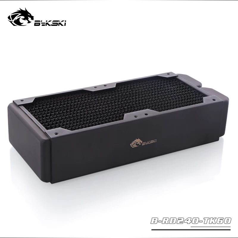 Bykski B-RD240-TK60 240 мм 2x12 см 60 мм Тройной Ряд медный радиатор водяного охлаждения